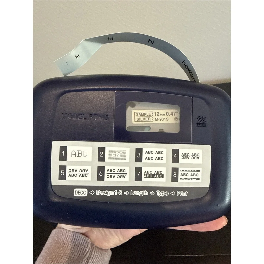 Brother P-Touch‎ Label Maker Model PT-45 WORKS!